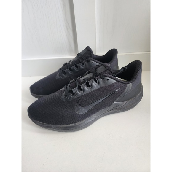 Nike Air Winflo‎ 9 Mens Running Shoes Triple Black DD6203-002 Size 12.5 main image 10